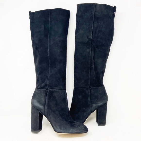 Sam Edelman Shoes - Sam Edelman Caprice Black Suede Knee High Boots